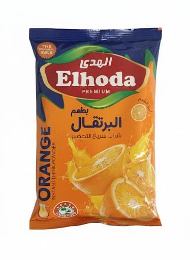 El huda Orange Juice, Orange Juice Powder, 600 gm Pouch