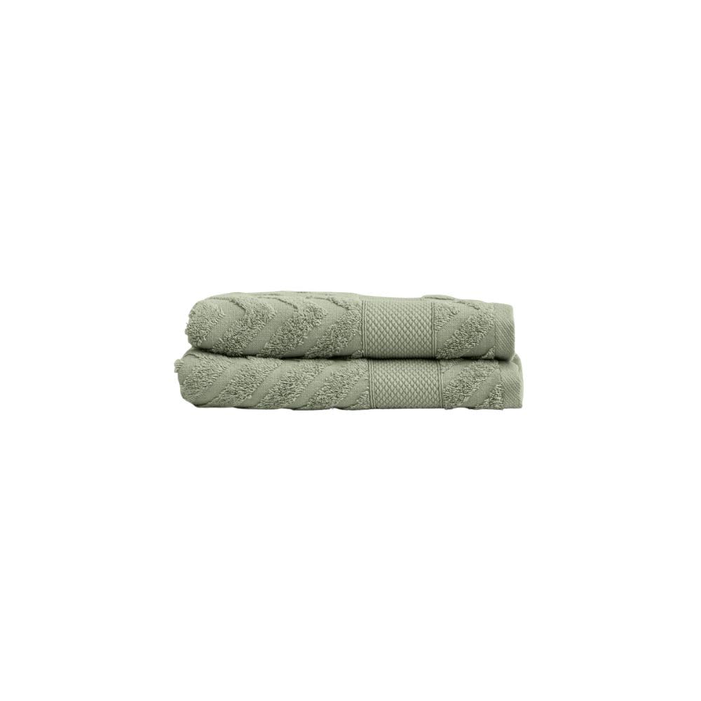 ariika Plaza face towel mint (Set of 2) 100x50 cm - Made out of 100% Giza 86 Egyptian Cotton Premium, durable and luxuriously soft