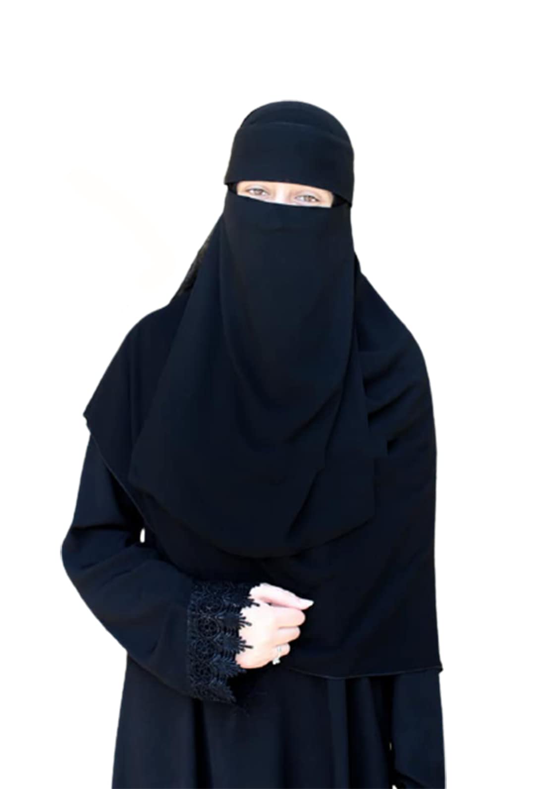 Islamic veil, two pieces Niqab and khemar