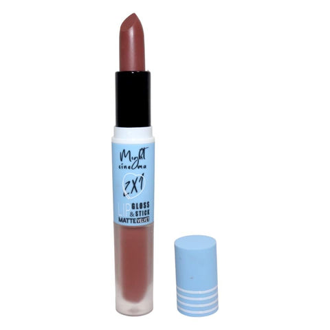 Might Cinema 2x1 Lip Gloss&Lipstick Matte Velvet-Shade Number 205