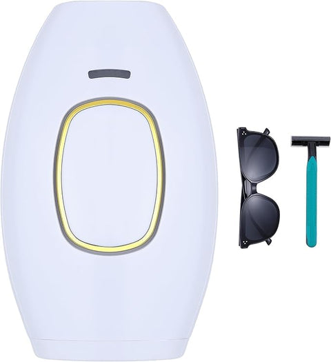 Phyzioline IPL laser hair removal device for women and men flashes in the house