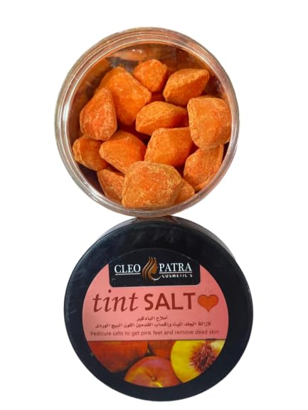 Cleopatra Pedicure Salts to Remove Dead Skin and Make Feet Peach Scent