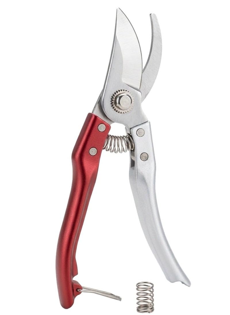 Pruning Shears 15mm â€“ Durable Garden Scissors with Safety Lock, Sharp Steel Blade, Non-Slip Handle for Trees, Plants & Flowers