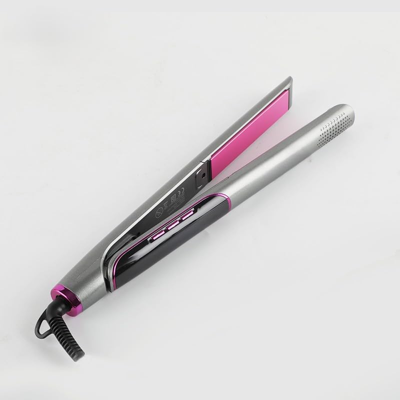 Professional Ceramic Hair Iron – LED Display – Fast Heating – Multiple Temperatures – 360° Swivel Cord