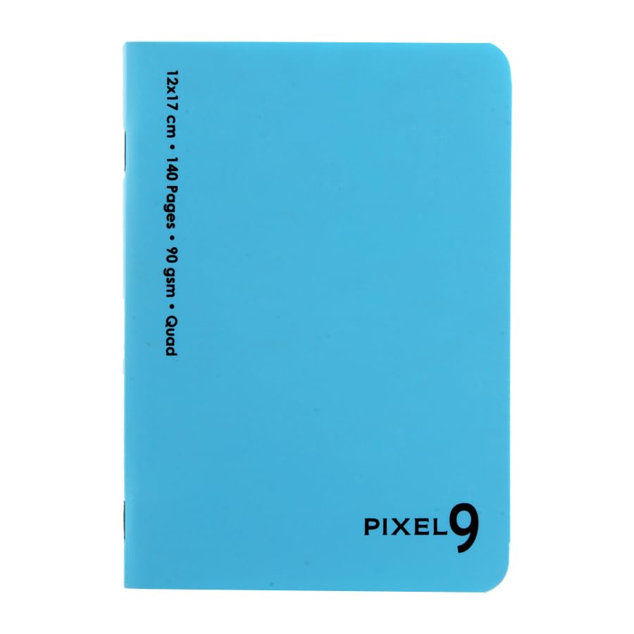 Mintra University notebook Pixel 9 1/2 cm pin 70 sheets purple plastic cover