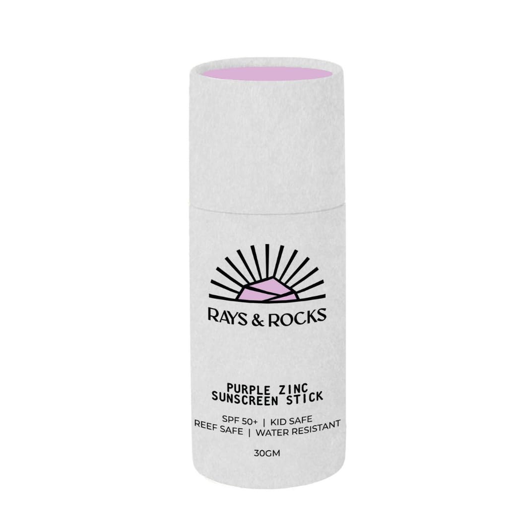 Zinc Sunscreen Stick, SPF 50+, Water Resistant, Purple, 30g