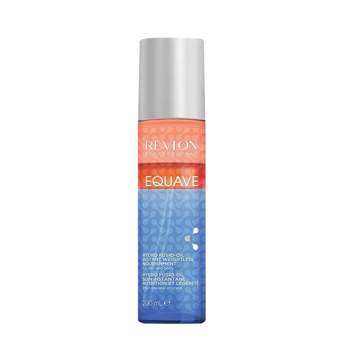 REVLON PROFESSIONAL EQUAVE HYDRO FUSIO-OIL INSTANT WEIGHTLESS NOURISHMENT FOR HAIR AND BODY, Leave-In Hair and Body Nourishment, Leave-In Conditioner, Detangling Conditioner, 200ml