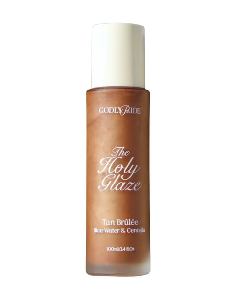 Godly Pride The Holy Glaze Tan Brûlée Body Glow, 100ml, with Rice Water and Centella, Hydrating Formula