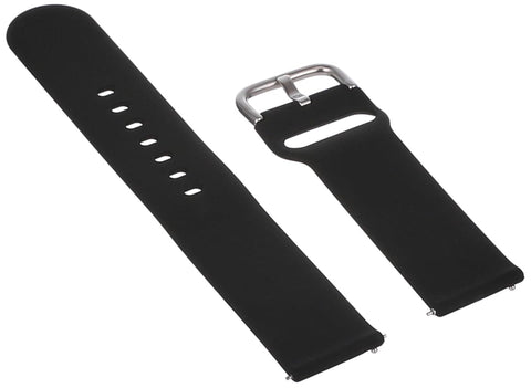 Generic For Samsung Galaxy Watch ACTIVE (20mm) - Premium Silicone Soft Smart Watch Band Strap - Black