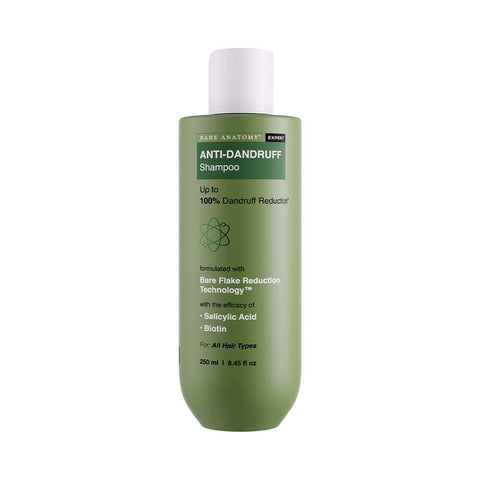 Bare Anatomy Expert Anti-Dandruff Shampoo | Targets Oily Scalp and Sheds Dry Flakes Clears Away Dandruff Flakes Relieves from Excessive Oil | 250 ml