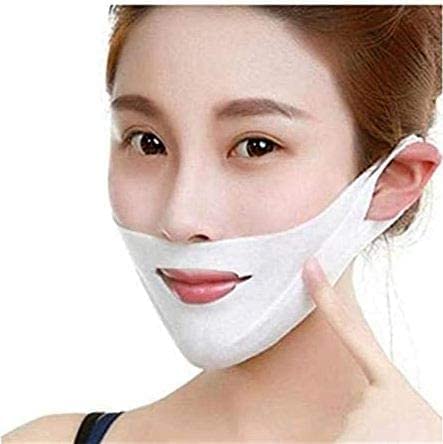 V Line Lifting Face Mask, Double Chin Reducer Mask V Shaped Slimming Face Mask Chin Up Patch for Firming Tightening and Moisturizing Skin For Women 1pc