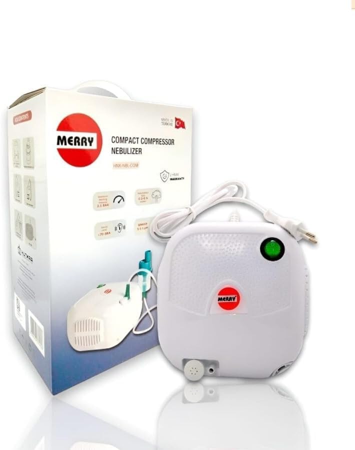 Merry Compact Compressor Nebulizer HNK-NBL-COM