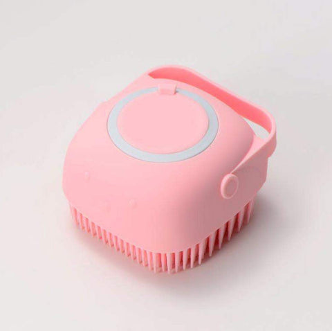 Nifogo Silicone Bath Body Brush,Exfoliating Brush 2 IN 1 Soft Shower Brush Body Scrubber with Shower Gel Dispenser,for Baby,Men,Women (Multi colored))