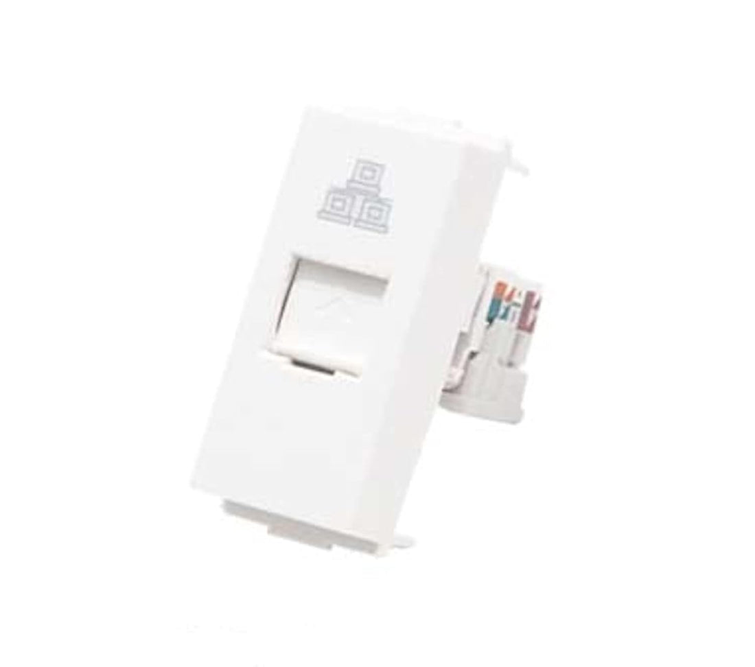 Sanshi Prize Net Bit - Compatible with All Chassis and Chassis - Excellent for Network Connections and Indoor Networking (White)