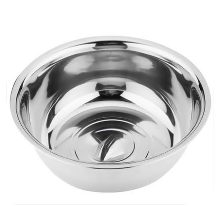 Nunbell Stainless Steel Pet Bowl with Non-Slip Base, 28cm, Silver