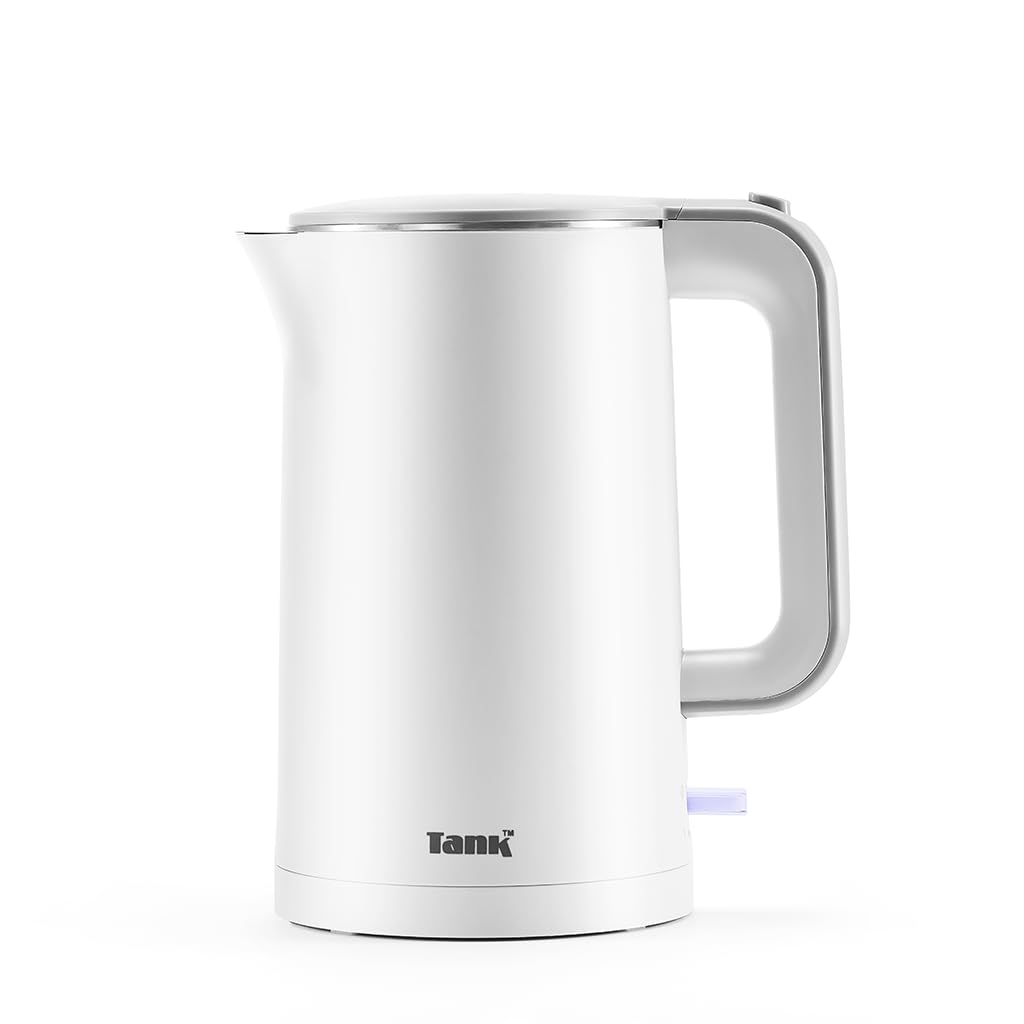 Tank Safe Touch Kettle, 1.5L Capacity, 1500 Watts, White, GS-EK2417W - 2 Year Warranty
