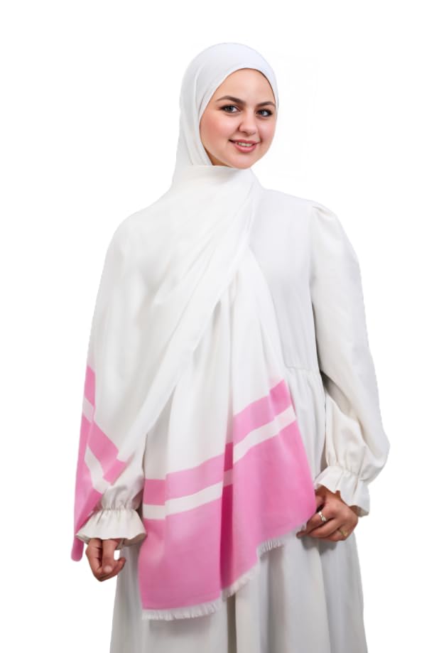 Signature Timeless Luxury Ultra Soft Breathable Premium Pure Cotton Veil With Elegant Silky Smooth Finish – Lightweight & Comfortable – Off-White & Yellow 80x200cm