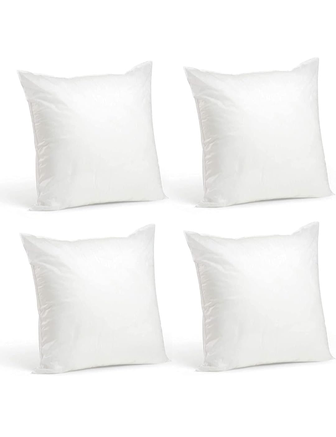 4 Pillow Cushion Khadia Cushion Fiber 45 * 45 White, Square