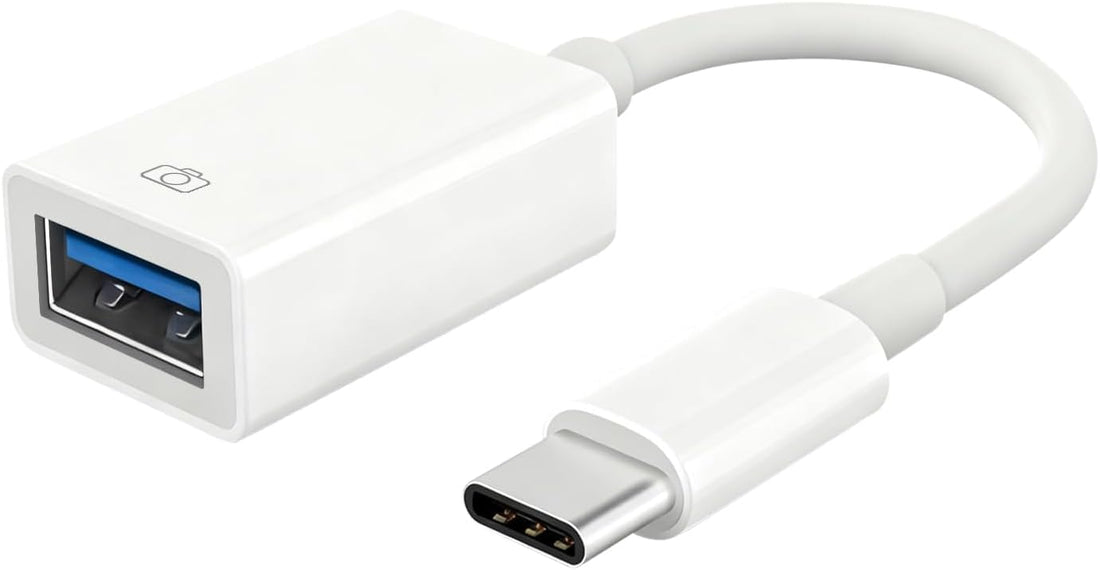 [2025 MFi Certified] USB C Converter, OTG Cable, USB A to C Type-C Adapter, USB 3.0 Fast Transfer, Two-Way Data Transfer, Hi-Fi Headphone Jack Audio, Type-C Port, Compatible with Laptops, Tablets