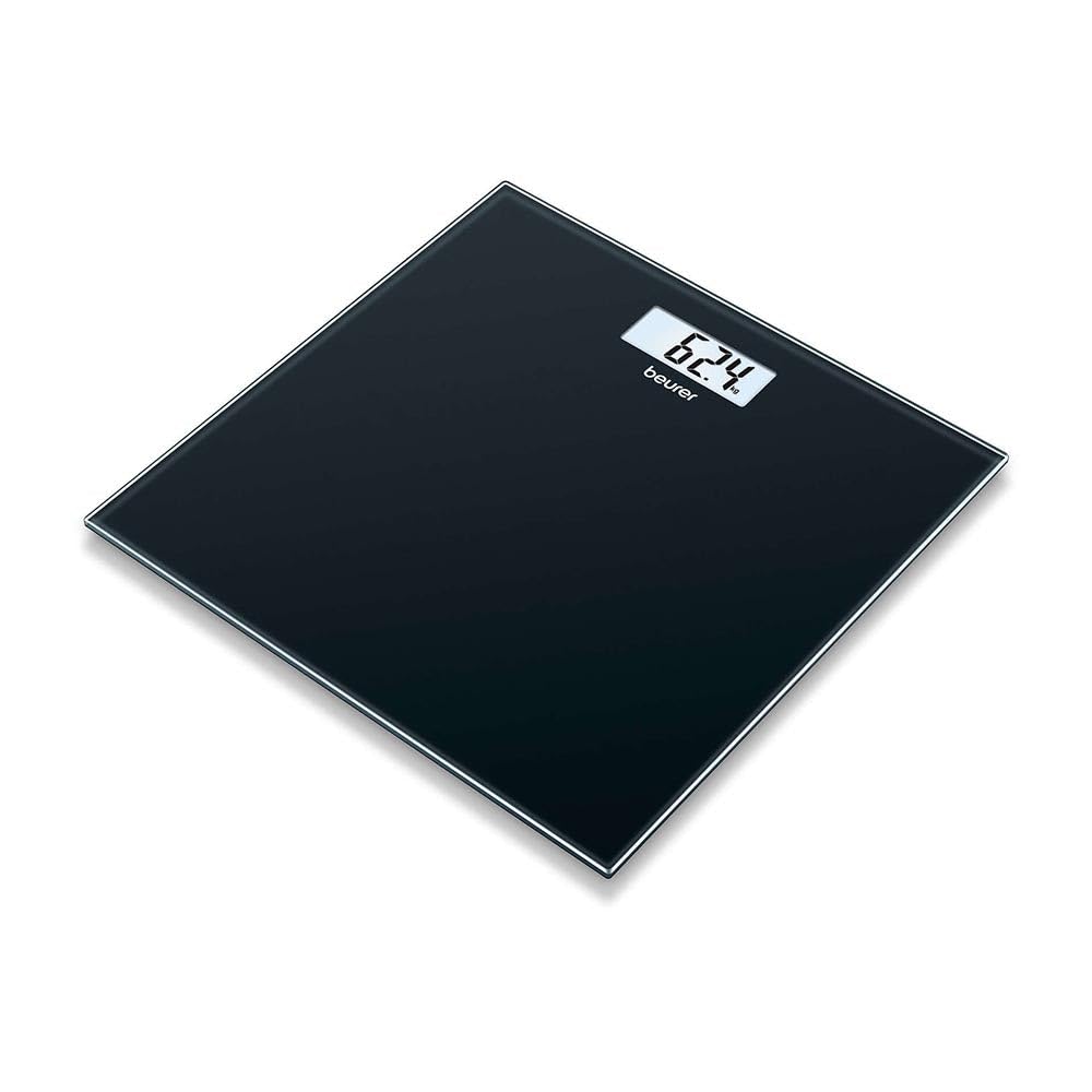 Beurer GS10 Digital Glass Scale, Maximum Weight 180 Kg - Black