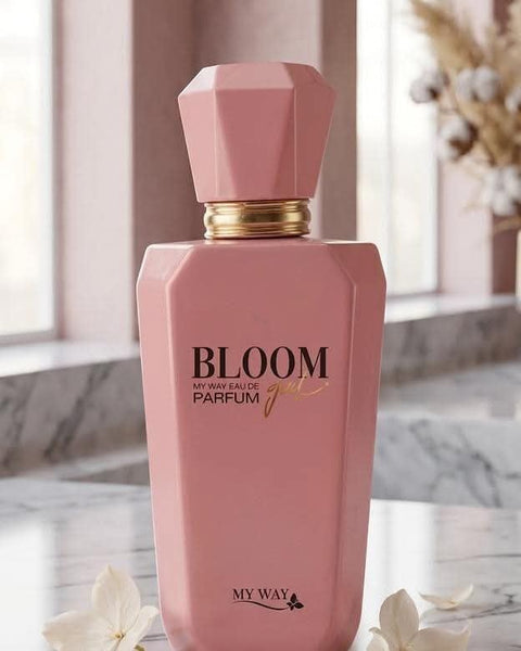 Bloom Perfume for Women, Eau de Parfum, Mandarin, Gardenia, Coconut, Pink Bottle