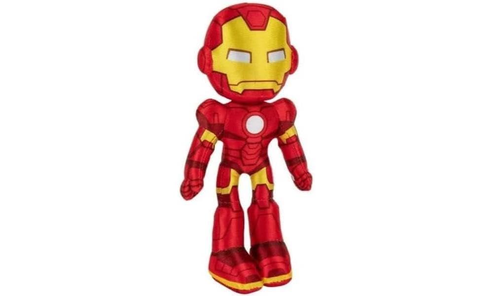 SPIDEY AND HIS AMAZING FRIENDS Iron Man Extraordinary Small Plush Toy Iron Man 20 cm - Toy with the s de Ton Neighborhood