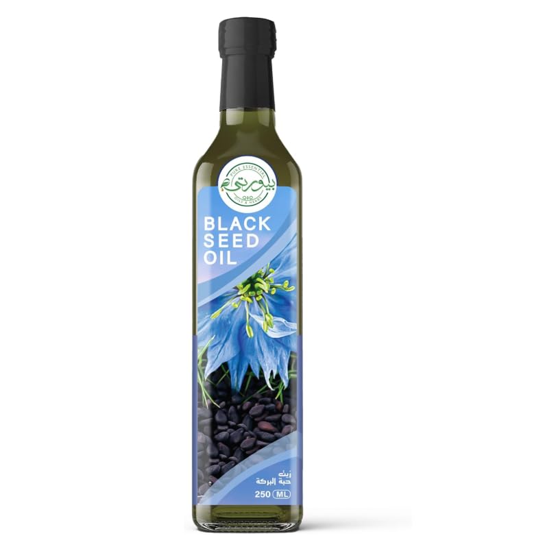 Purity- بيورتي - Black Seed Oil Cold Pressed, 100% Pure & Natural, Supports Hair and Skin Health, 250 ML