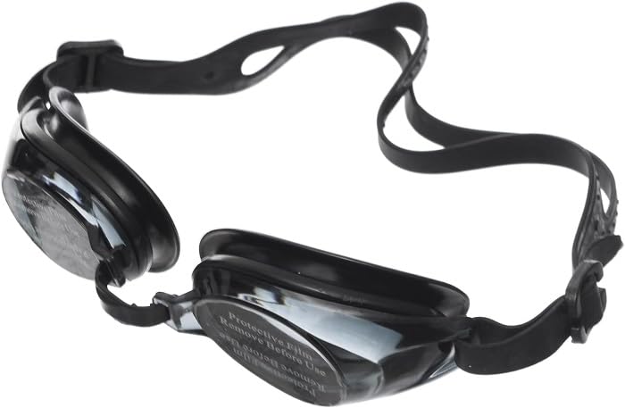 M-Store High quality FS52 swimming goggles for all ages and genders, fog and water resistant - black