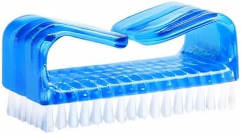 Professional Handle Grip Nail Brush – Fingernail & Pedicure Scrub Brush for Hands, Toes and Feet – Durable Plastic Handle, Soft Bristles for Deep Cleaning (Multicolor, 1, Count)