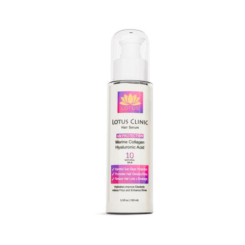 Natural Lotus Clinic Leave In Hair Cream 100ml - Moisturizing Leave-In Conditioner for Frizz Control, Hair Softening, Shine & Daily Hair Care