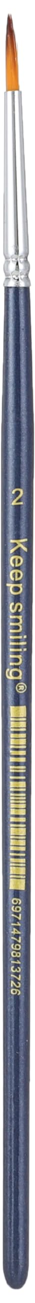 Keep Smiling A5015-2R Single Round Single Brush, Size 2