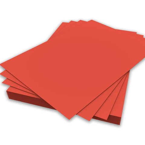 A5 Red Colour Paper 80gsm Sheets Double Sided Printer Paper Copier Origami Flyers Drawing School Office Printing 148mm x 210mm (A5 Red Paper - 80gsm - 500 Sheets)