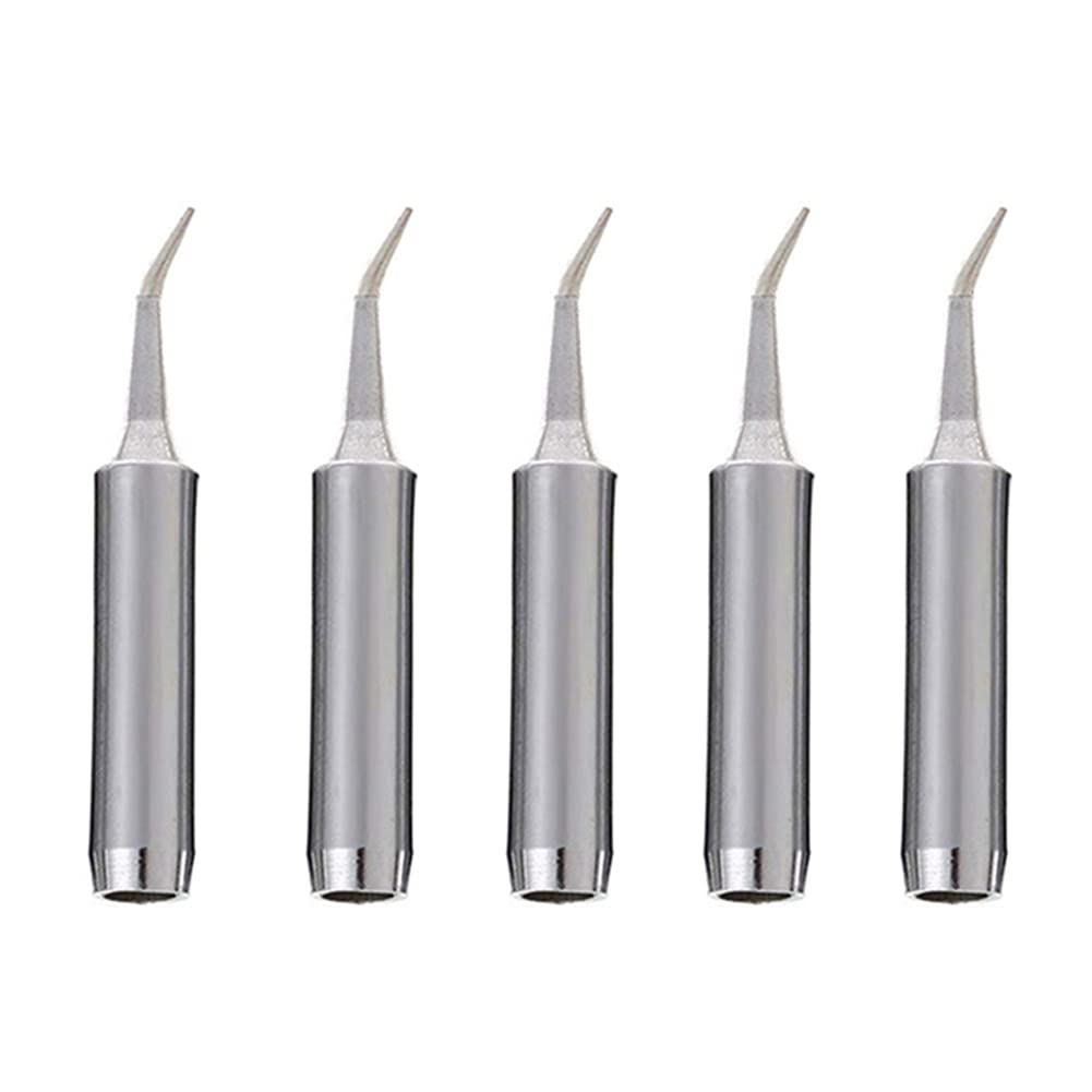 FEITA 900M-T Conical Soldering Iron Tips Replacement Accessory Kit for 936 852D Electric Soldering Station + 907 Tools (SI 5pcs)