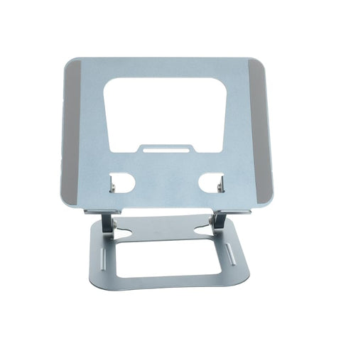V5.1 Metal Folding Laptop Stand with 360° Swivel and Free Lifting - Dark Grey