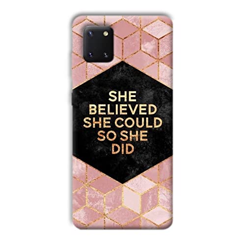she did silicone printed mobile back cover for samsung galaxy note 10 lite