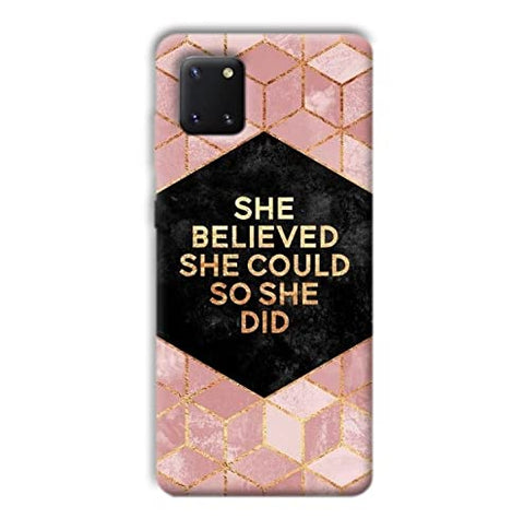 she did silicone printed mobile back cover for samsung galaxy note 10 lite