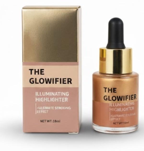 THE GLOWIFIER Highlighting Drops - Liquid Highlighter for Face with Metallic Finish-5