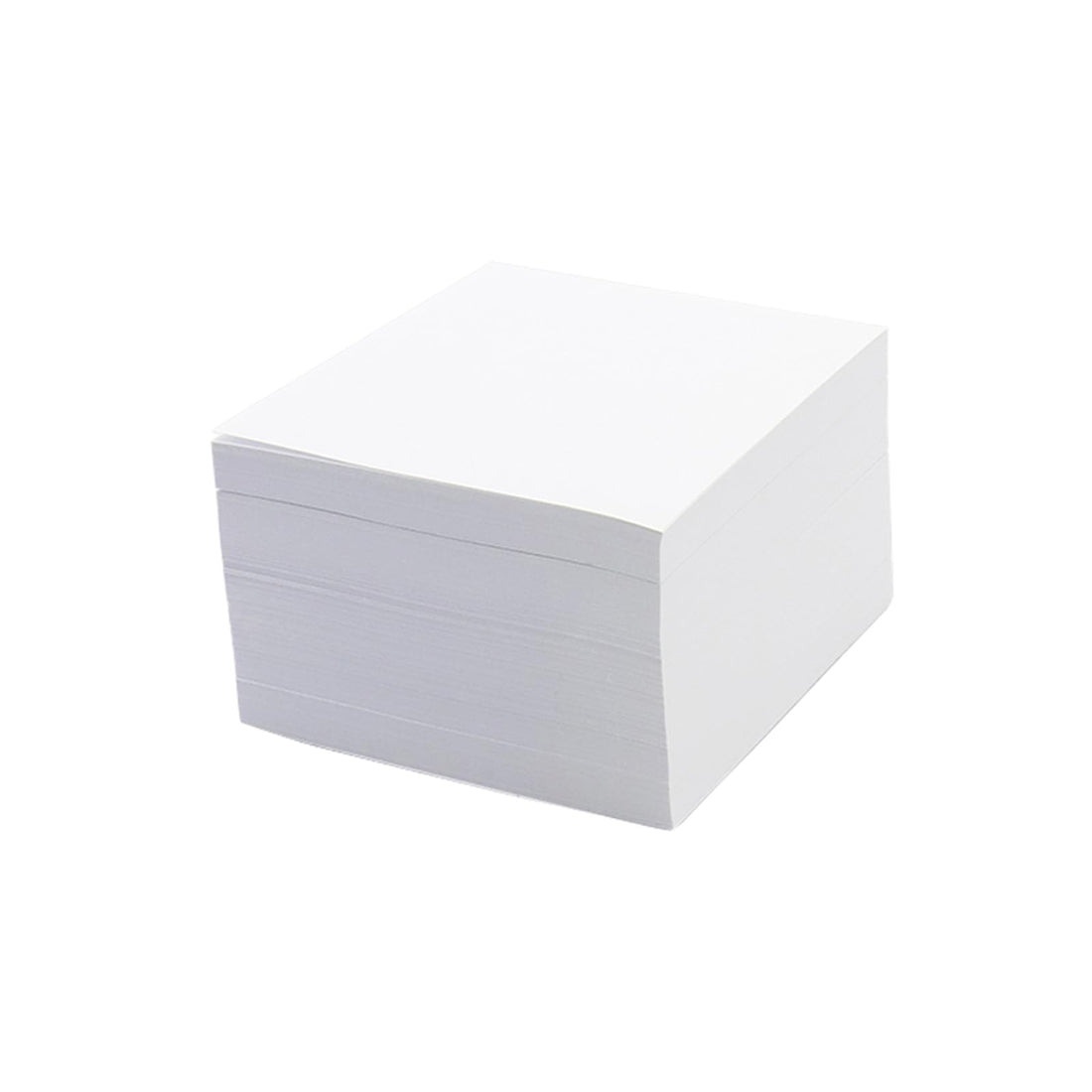 500 Sheets Memo Sticky Notes Blank 3x3 Inch Non-Sticky Notes Paper White Memo Cube Refill Tear-Off Pages Scratch Pads Organized for Taking Notes Reminders