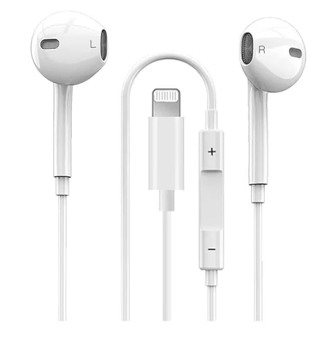 Wired Earphones for iPhone, HiFi Stereo Noise Isolating Earbuds Wired with Mic + Volume Control Compatible with iPhone 13/12/11/Xs Max/Xr/Xs/X/8/7 Support All iOS Systems