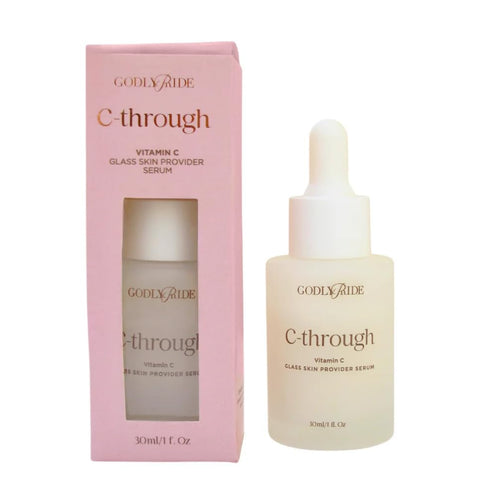 Godly Pride C-Through Vitamin C Glass Skin Provider Serum, 30ml, Brightening and Glow-Giving Formula