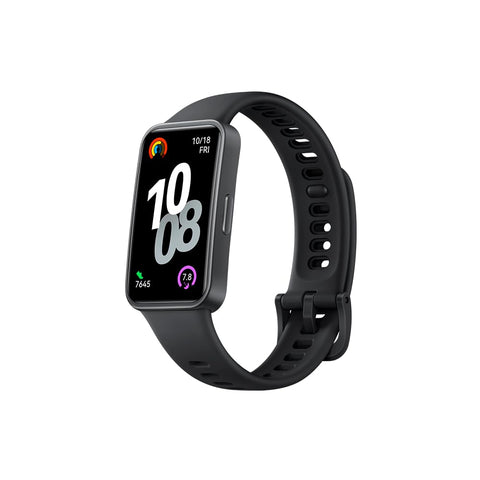 HUAWEI Band 10 Smart Watch, Metallic Design and Comfortable Wearing, Pro-level Sleep Analysis, Emotional Health Aid, 100 Workout Modes, Robust Battery Life, IOS and Android, Black