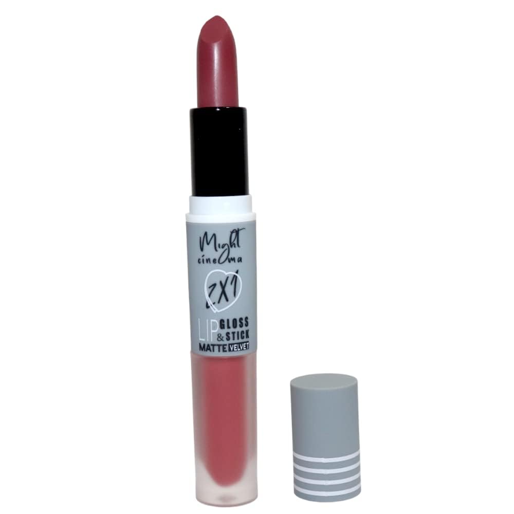 Might Cinema 2x1 Lip Gloss&Lipstick Matte Velvet-Shade Number 212