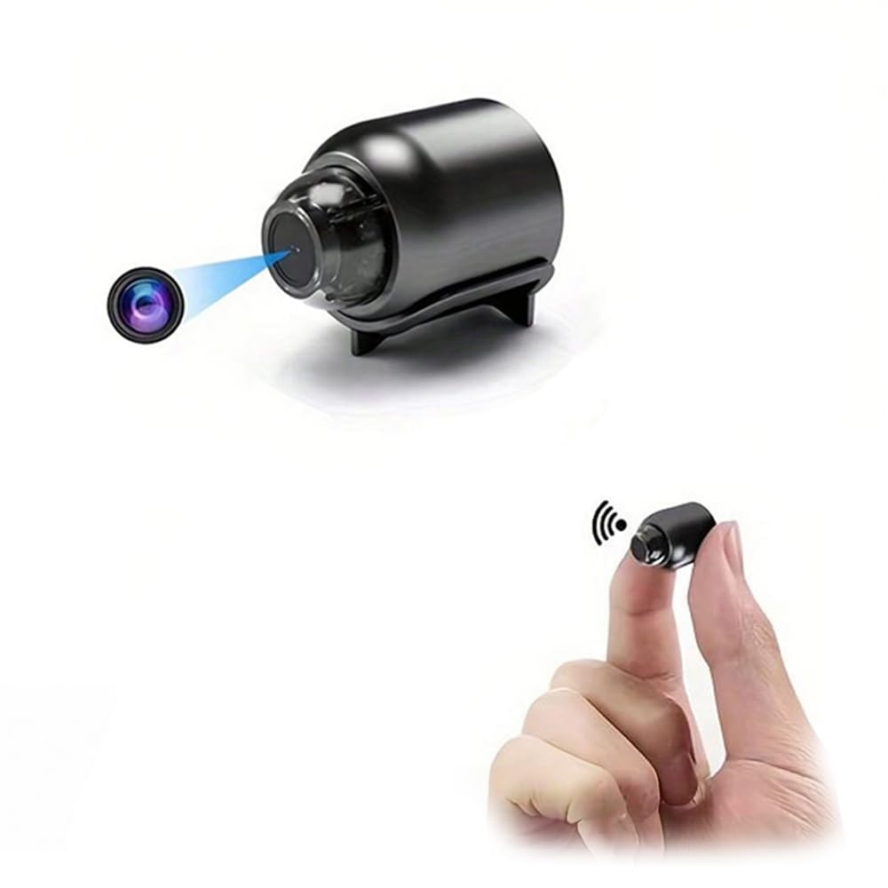 THE PACK Ultra-small 1080P HD Wi-Fi security camera for indoor and outdoor use for kids, pets and nanny, IP camera remote security viewing with iOS and Android mobile app