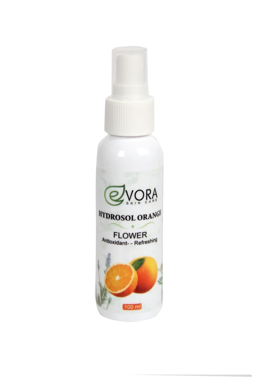 Evora Cosmetics Orange Hydrosol Toner, Skin Lightening & Brightening Natural Care, 100ml