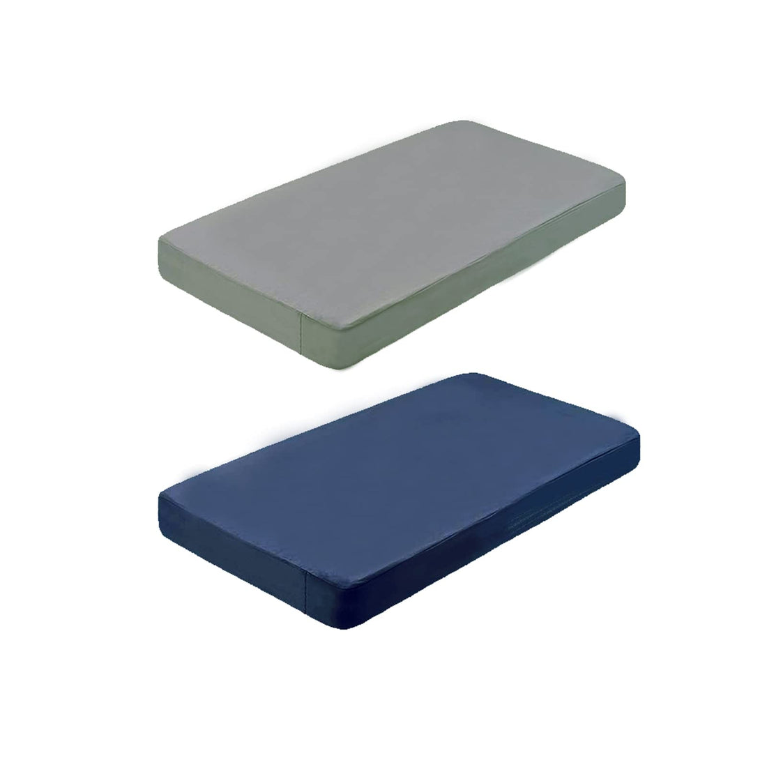 Moro Moro 3 2 Pack Crib Sheet, Microfiber Fitted Crib Sheet For Standard Crib And Toddler Mattress Soft Baby Sheet（Grey And Navy Blue 52"X 28"X 8"）