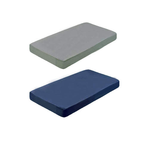 Moro Moro 3 2 Pack Crib Sheet, Microfiber Fitted Crib Sheet For Standard Crib And Toddler Mattress Soft Baby Sheet（Grey And Navy Blue 52"X 28"X 8"）
