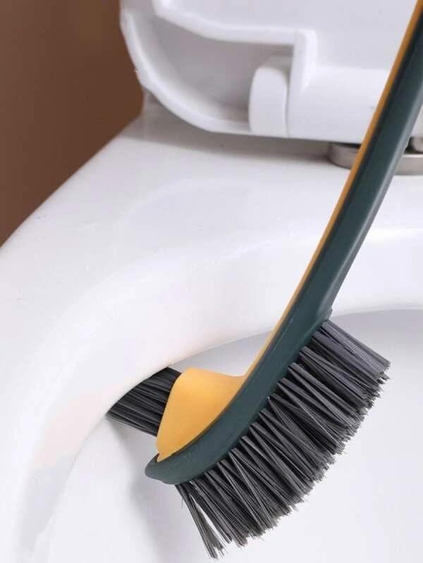 2 in 1 Long Handle Toilet Cleaning Brush for Bathroom and Toilets - Advanced Cleaning Technology and Quick Drying - Efficient and Reliable Product for Modern Homes - House Center