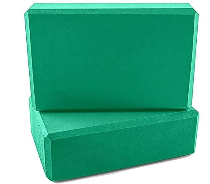 MSTAYFIT® Premium Yoga Block Block High Density EVA Foam Non-Slip Home Gym Yoga Block Improve Stretching for Yoga/Pilates/Fitness