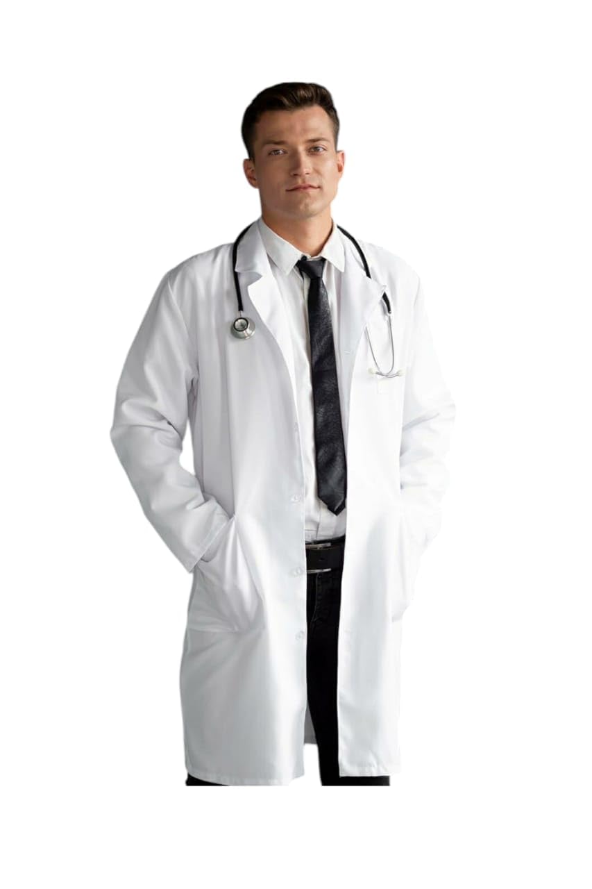 White medical Coat For Men
