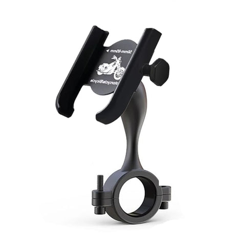 Motorcycle Phone Holder Motorcycle Scooter Anti-Shake Rotatable Adjustable Metal Mount for Most Mobile Phones (Black Code:7990) - KaberMisr 2020